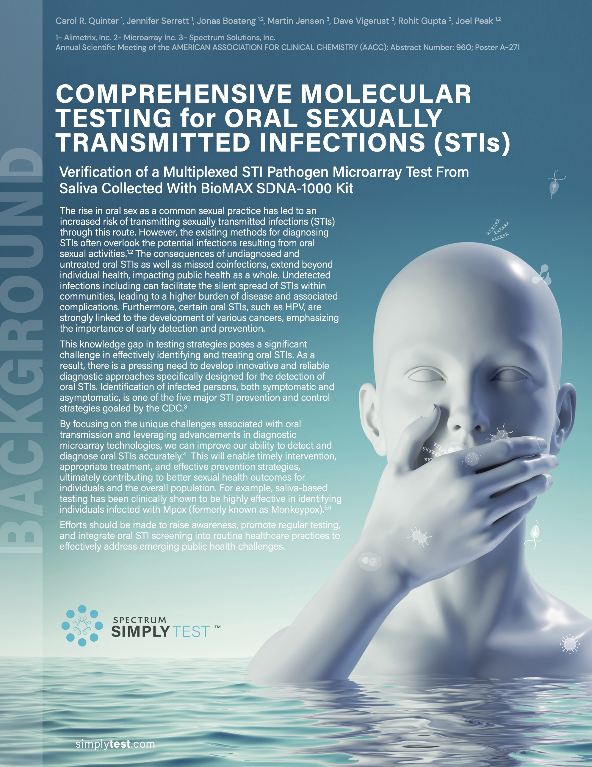 Saliva Molecular Testing for Oral STIs-SimplyTest